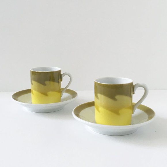 Mod Espresso Set Made in Japan Cup and Saucer